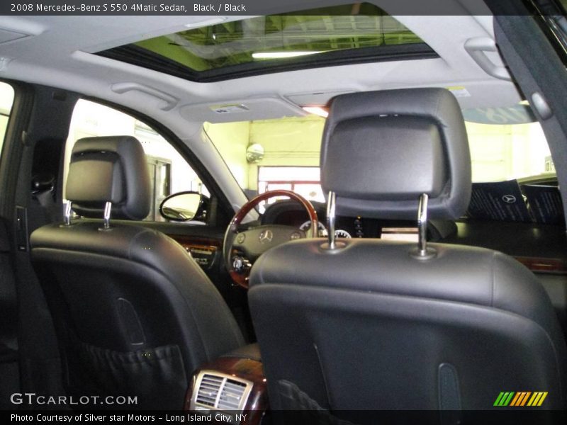 Black / Black 2008 Mercedes-Benz S 550 4Matic Sedan