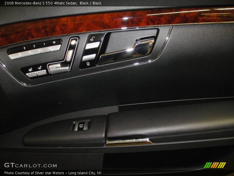 Black / Black 2008 Mercedes-Benz S 550 4Matic Sedan