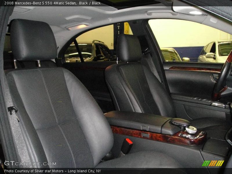 Black / Black 2008 Mercedes-Benz S 550 4Matic Sedan