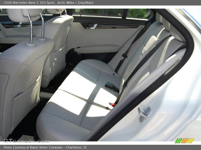 Arctic White / Grey/Black 2009 Mercedes-Benz C 350 Sport