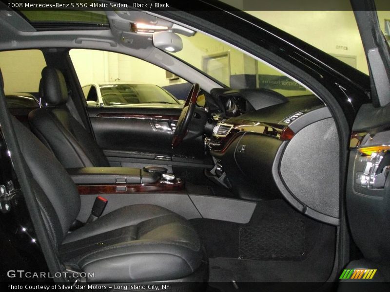 Black / Black 2008 Mercedes-Benz S 550 4Matic Sedan