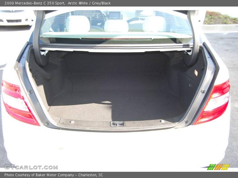 Arctic White / Grey/Black 2009 Mercedes-Benz C 350 Sport