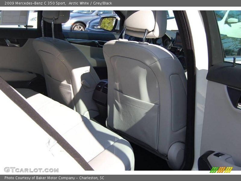 Arctic White / Grey/Black 2009 Mercedes-Benz C 350 Sport