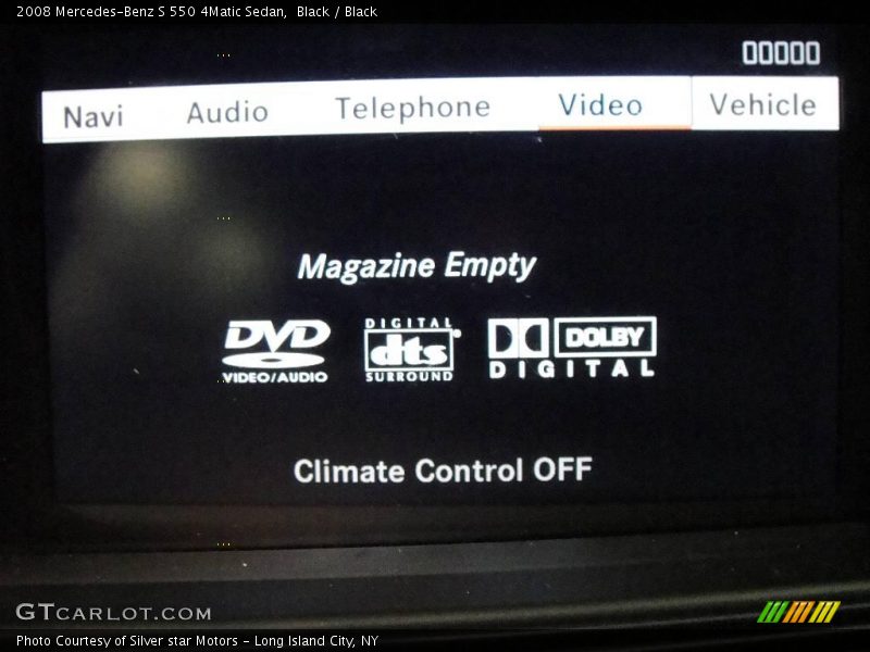 Black / Black 2008 Mercedes-Benz S 550 4Matic Sedan