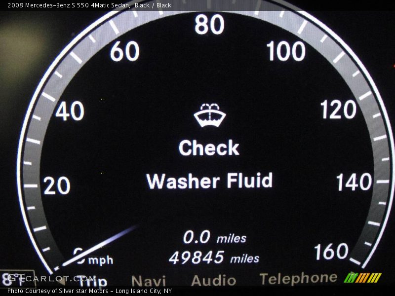 Black / Black 2008 Mercedes-Benz S 550 4Matic Sedan