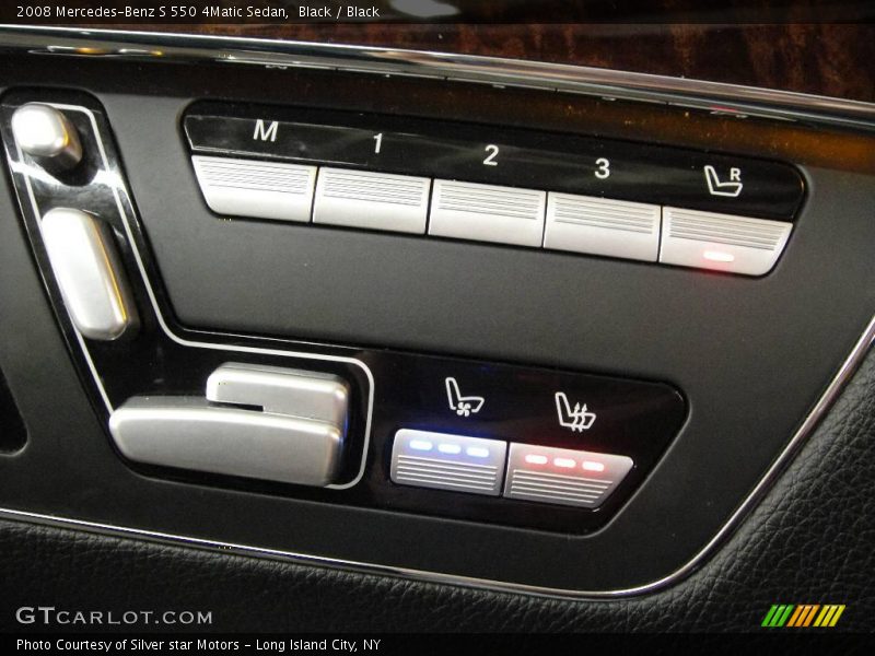Black / Black 2008 Mercedes-Benz S 550 4Matic Sedan