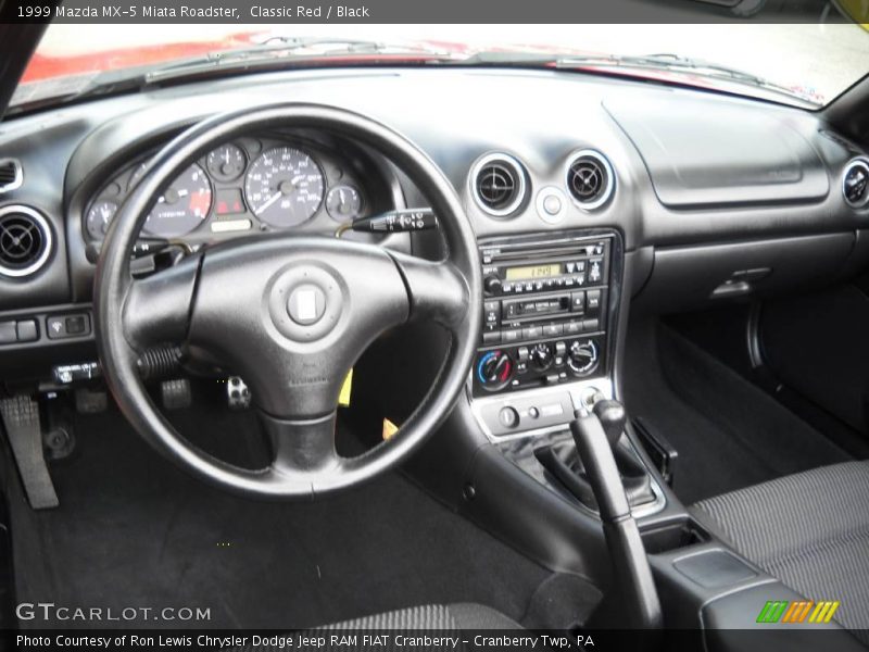 Classic Red / Black 1999 Mazda MX-5 Miata Roadster