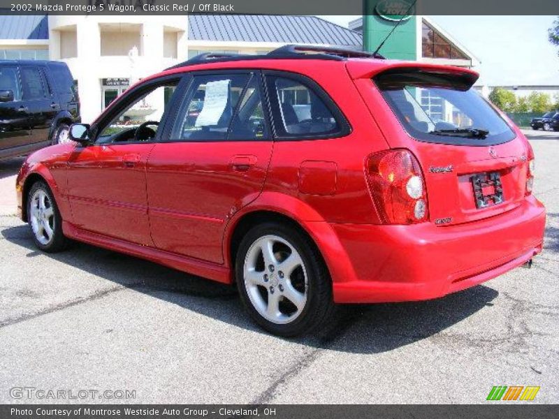 Classic Red / Off Black 2002 Mazda Protege 5 Wagon