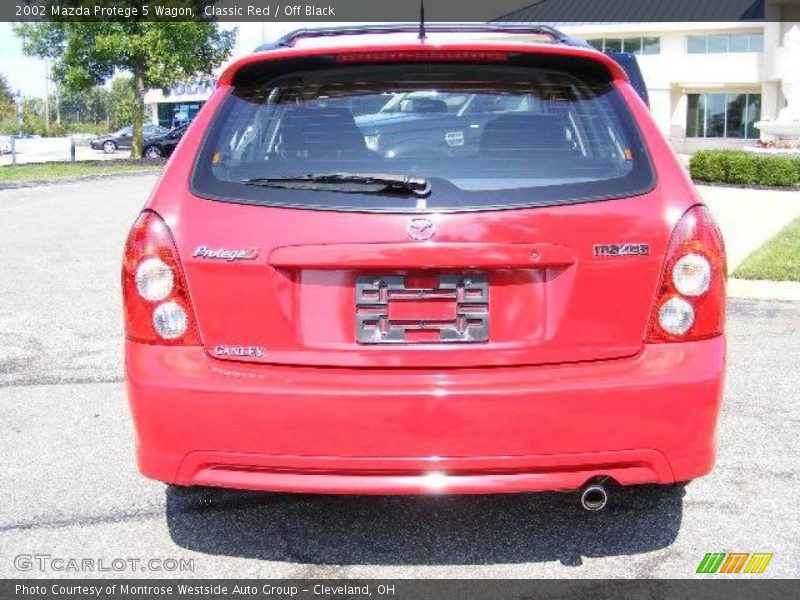 Classic Red / Off Black 2002 Mazda Protege 5 Wagon