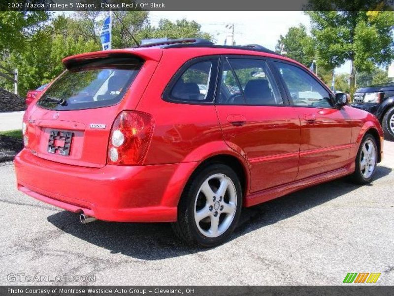 Classic Red / Off Black 2002 Mazda Protege 5 Wagon