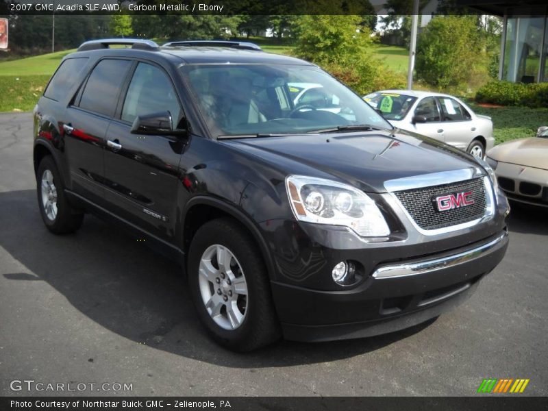 Carbon Metallic / Ebony 2007 GMC Acadia SLE AWD