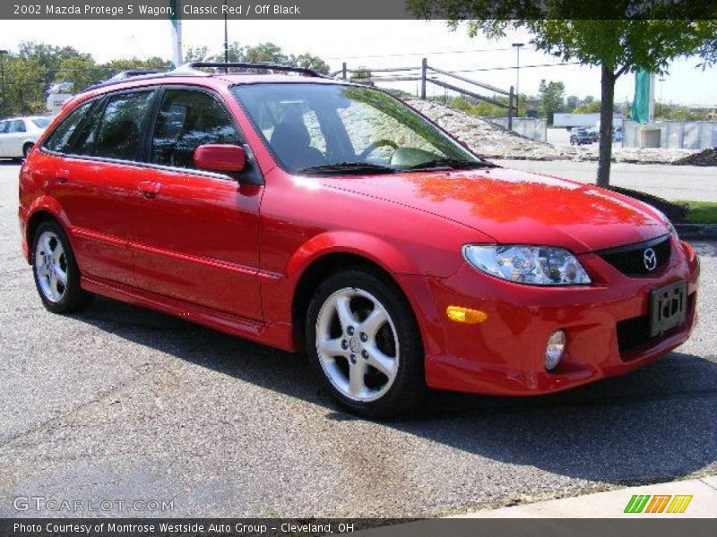 Classic Red / Off Black 2002 Mazda Protege 5 Wagon
