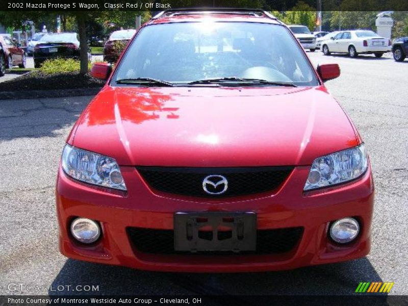Classic Red / Off Black 2002 Mazda Protege 5 Wagon