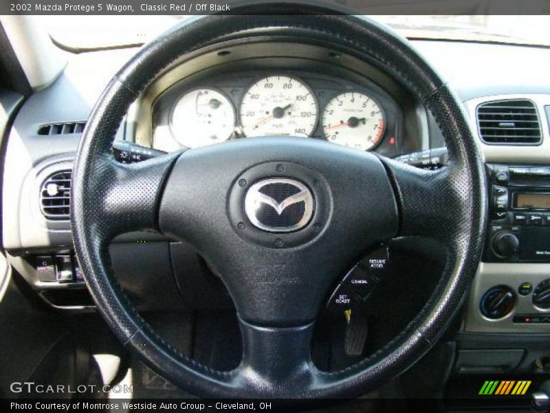 Classic Red / Off Black 2002 Mazda Protege 5 Wagon