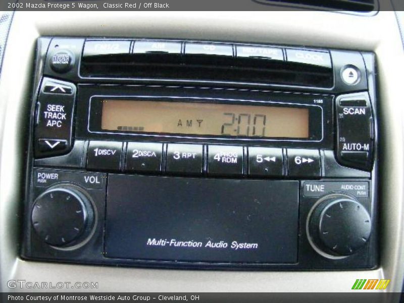 Classic Red / Off Black 2002 Mazda Protege 5 Wagon