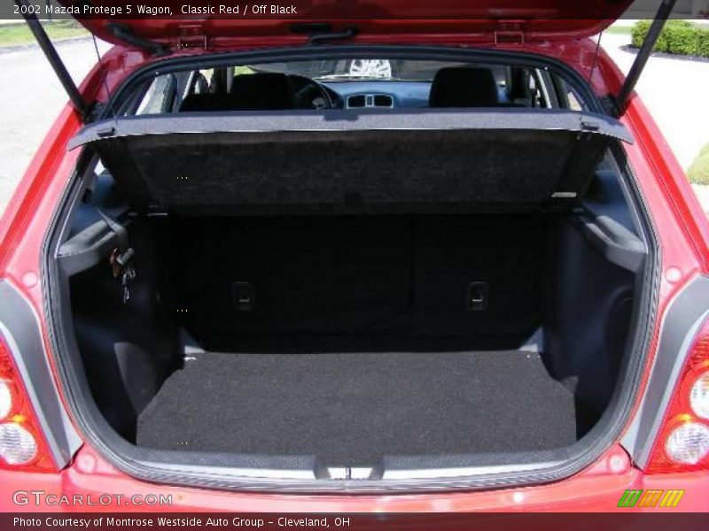 Classic Red / Off Black 2002 Mazda Protege 5 Wagon
