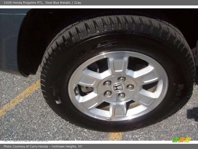 Steel Blue Metallic / Gray 2008 Honda Ridgeline RTL
