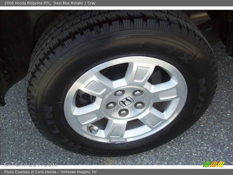 Steel Blue Metallic / Gray 2008 Honda Ridgeline RTL