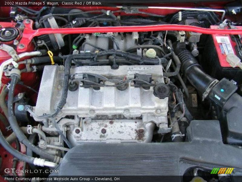 Classic Red / Off Black 2002 Mazda Protege 5 Wagon