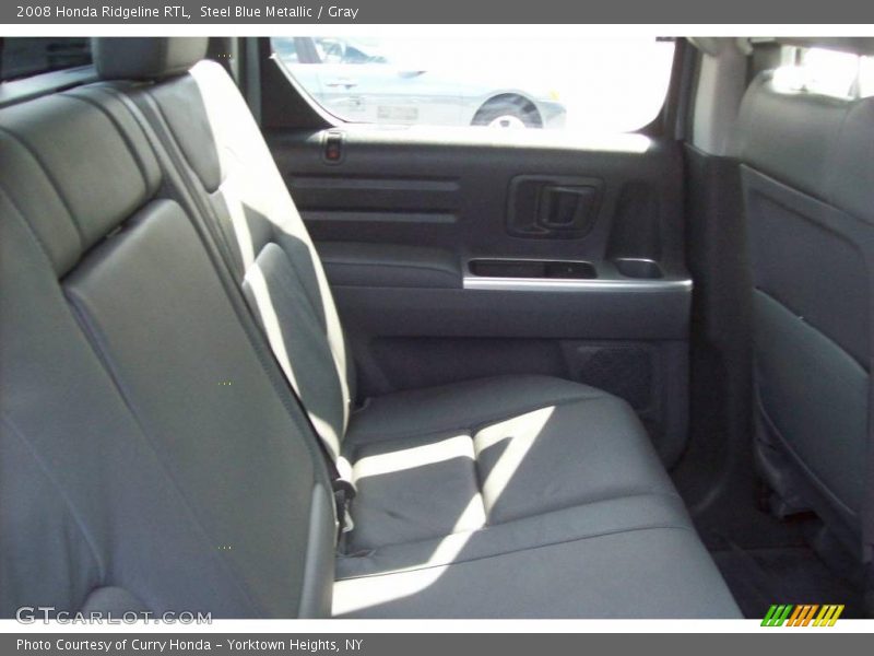 Steel Blue Metallic / Gray 2008 Honda Ridgeline RTL