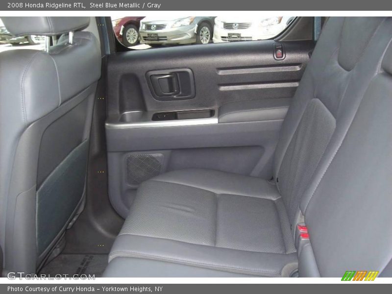 Steel Blue Metallic / Gray 2008 Honda Ridgeline RTL