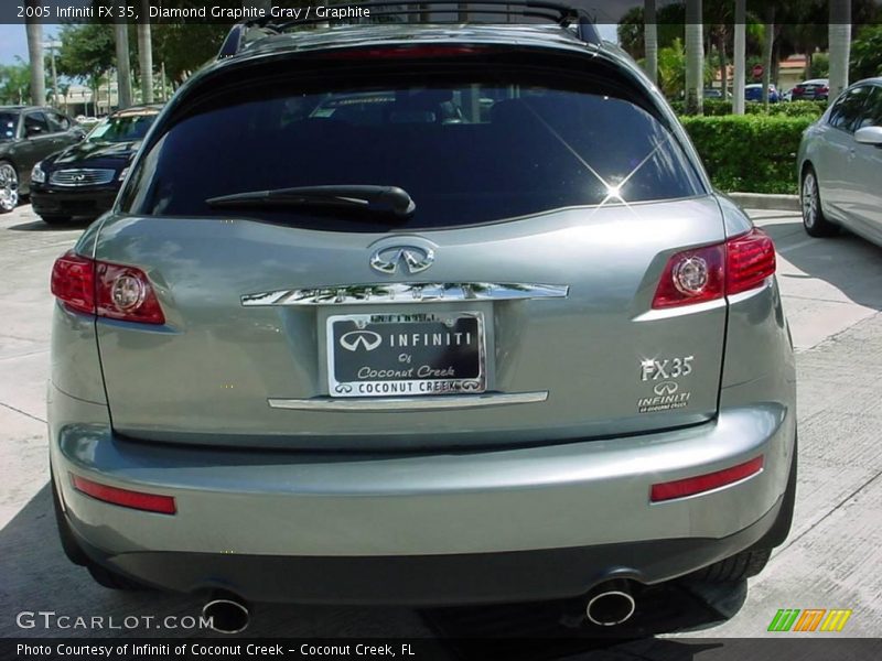 Diamond Graphite Gray / Graphite 2005 Infiniti FX 35