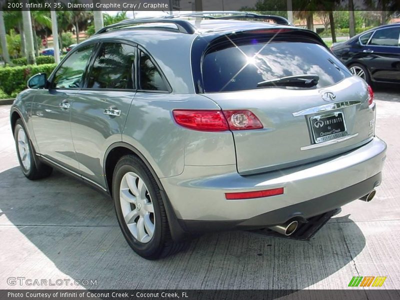 Diamond Graphite Gray / Graphite 2005 Infiniti FX 35