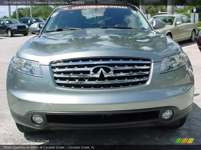 Diamond Graphite Gray / Graphite 2005 Infiniti FX 35