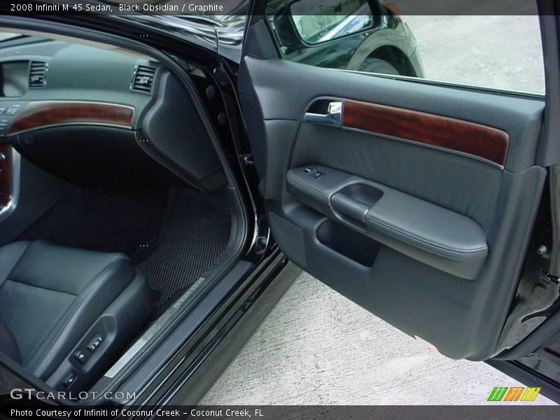 Black Obsidian / Graphite 2008 Infiniti M 45 Sedan
