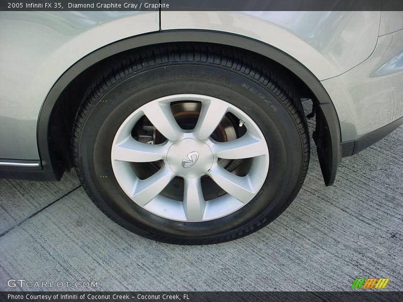 Diamond Graphite Gray / Graphite 2005 Infiniti FX 35