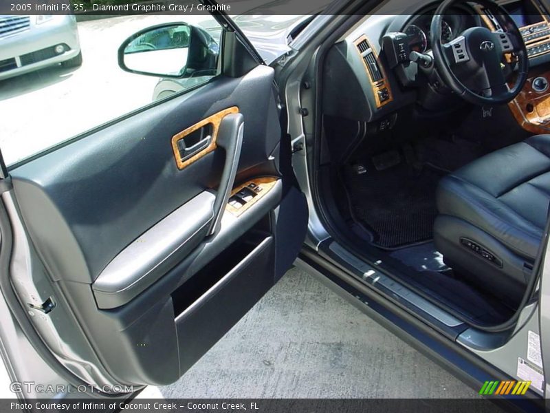 Diamond Graphite Gray / Graphite 2005 Infiniti FX 35