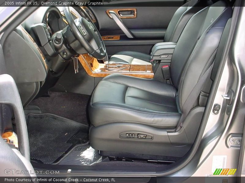 Diamond Graphite Gray / Graphite 2005 Infiniti FX 35