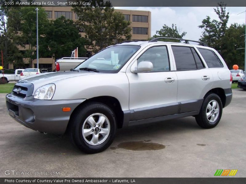 Smart Silver / Gray 2005 Hyundai Santa Fe GLS