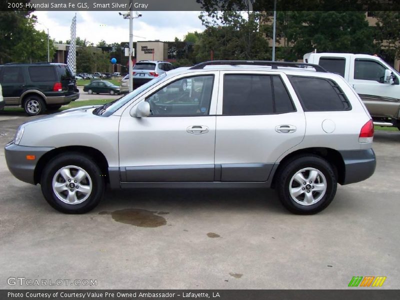 Smart Silver / Gray 2005 Hyundai Santa Fe GLS