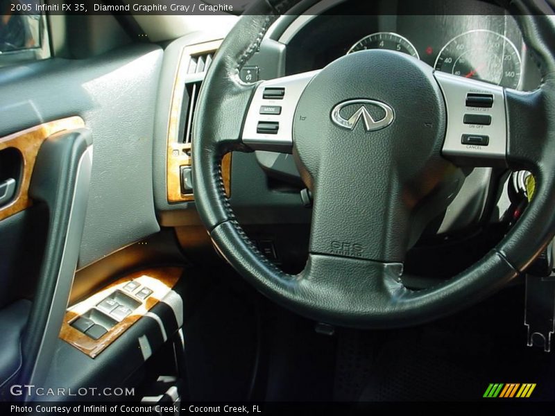 Diamond Graphite Gray / Graphite 2005 Infiniti FX 35