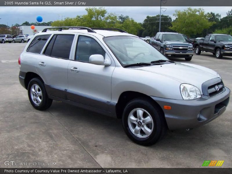 Smart Silver / Gray 2005 Hyundai Santa Fe GLS