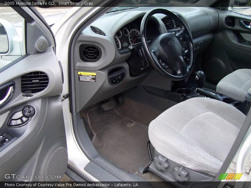 Smart Silver / Gray 2005 Hyundai Santa Fe GLS