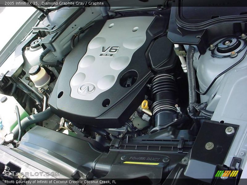 Diamond Graphite Gray / Graphite 2005 Infiniti FX 35