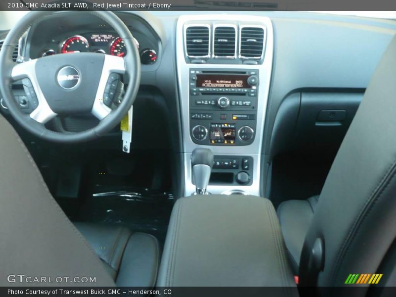 Red Jewel Tintcoat / Ebony 2010 GMC Acadia SLT AWD