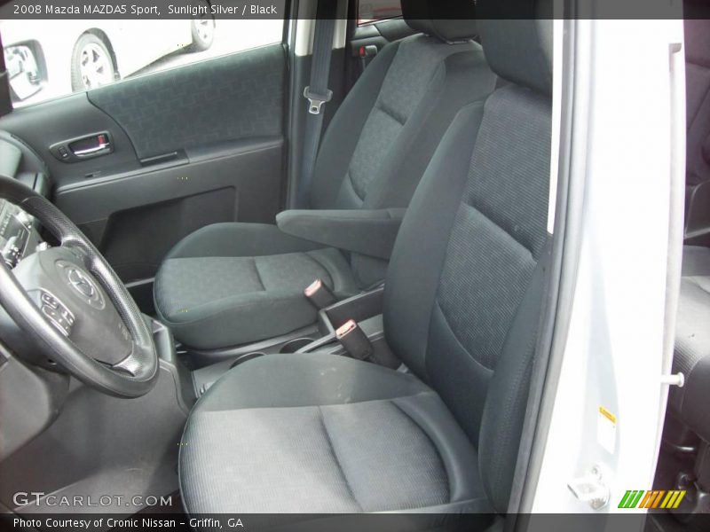 Sunlight Silver / Black 2008 Mazda MAZDA5 Sport