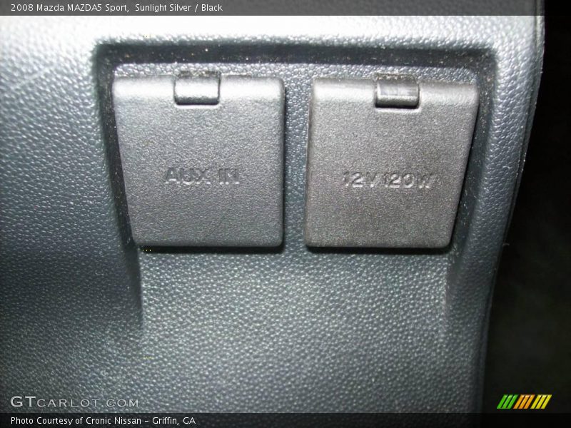 Sunlight Silver / Black 2008 Mazda MAZDA5 Sport