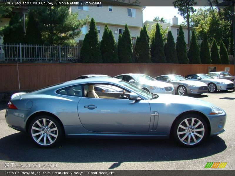Zircon Metallic / Ivory/Slate 2007 Jaguar XK XK8 Coupe