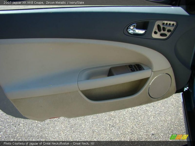 Zircon Metallic / Ivory/Slate 2007 Jaguar XK XK8 Coupe