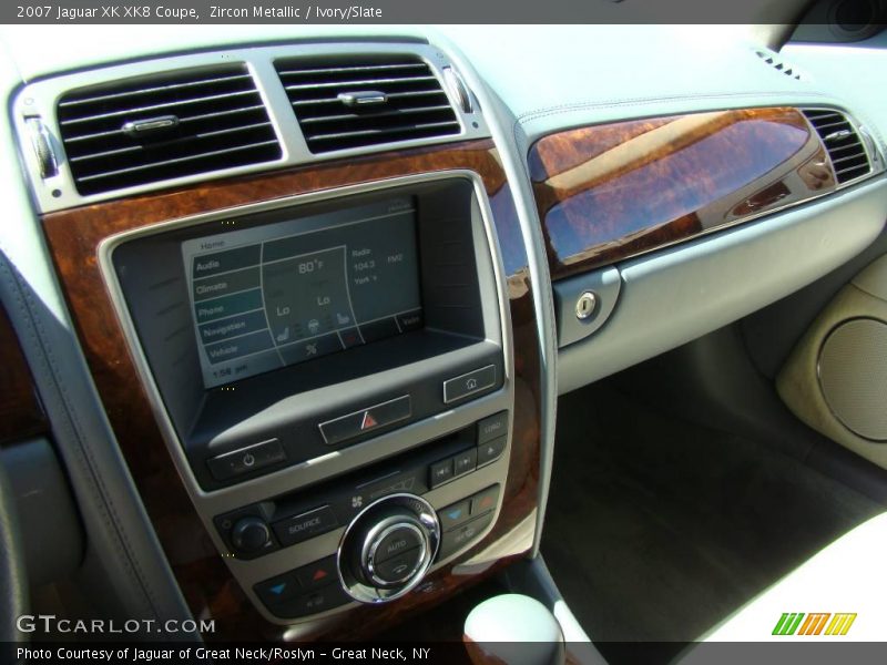 Zircon Metallic / Ivory/Slate 2007 Jaguar XK XK8 Coupe