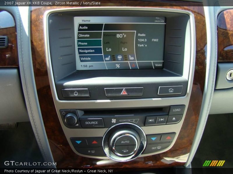 Zircon Metallic / Ivory/Slate 2007 Jaguar XK XK8 Coupe