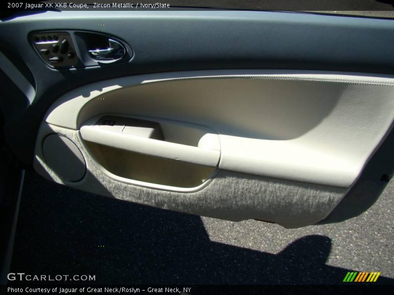 Zircon Metallic / Ivory/Slate 2007 Jaguar XK XK8 Coupe