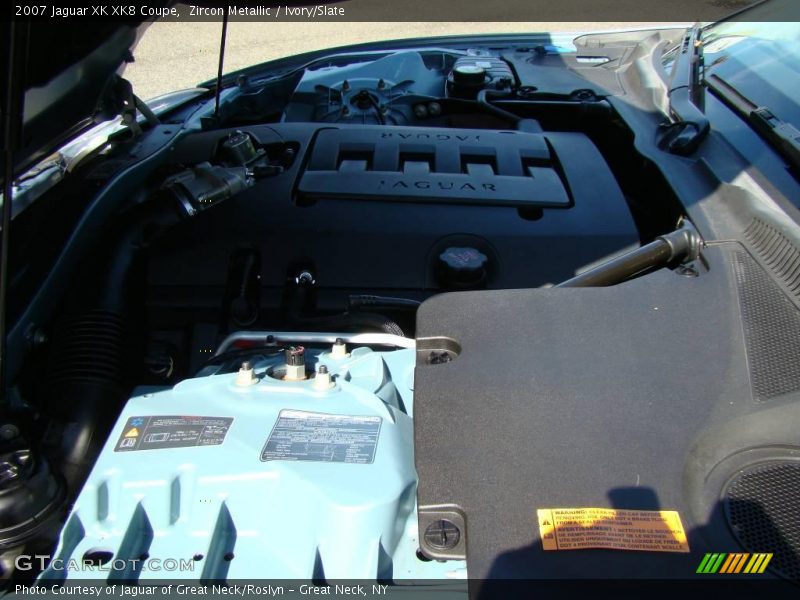 Zircon Metallic / Ivory/Slate 2007 Jaguar XK XK8 Coupe