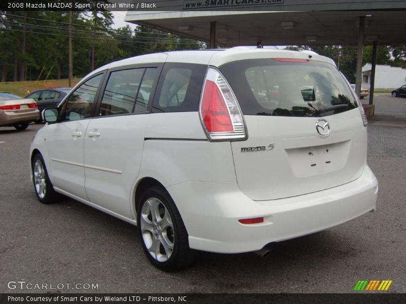 Crystal White / Black 2008 Mazda MAZDA5 Sport
