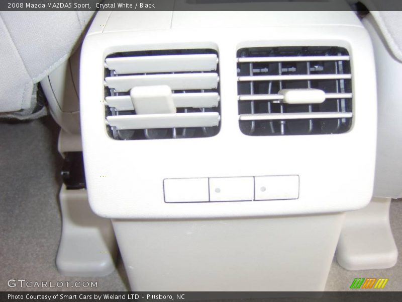 Crystal White / Black 2008 Mazda MAZDA5 Sport