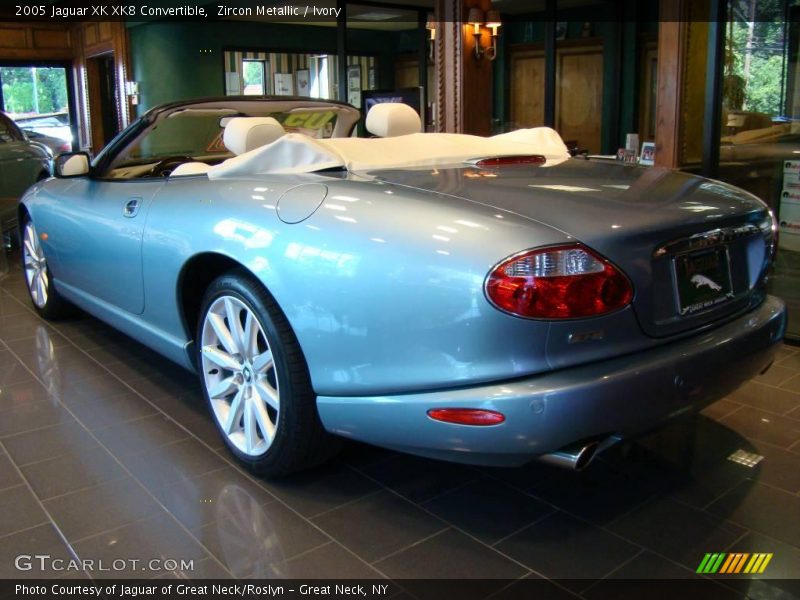 Zircon Metallic / Ivory 2005 Jaguar XK XK8 Convertible